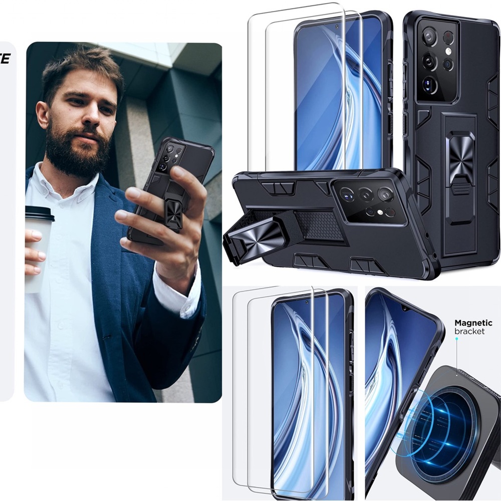 Samsung Galaxy S21 Ultra Protection Case Bundle